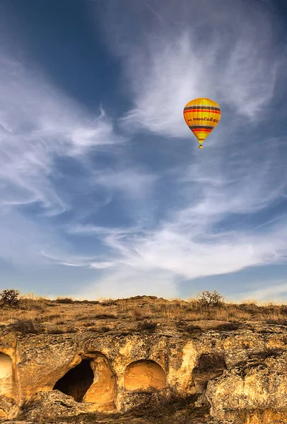 Cappadocia Balon Görsel Gösterisi — Stok fotoğraf