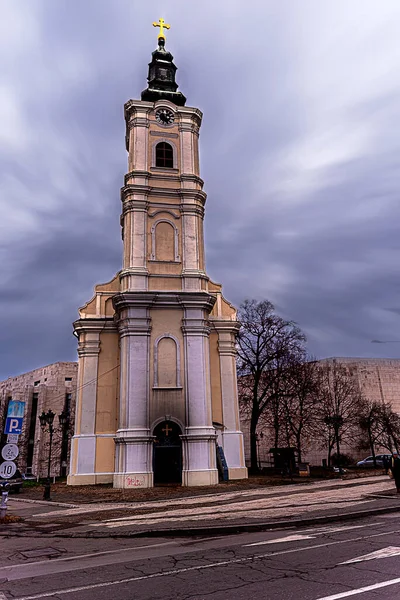 Ιστορικοί Τόποι Και Ζωή Στην Πόλη Της Novi Sad Σερβία — Φωτογραφία Αρχείου