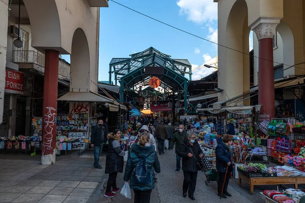 2022 Die Einkaufspassage Thessaloniki Griechenland — Stockfoto