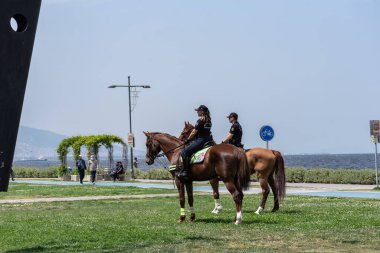 05.01.2022, İzmir, Türkiye, 1 Mayıs yürüyüşü işçi ve işçi gününde düzenlenen büyük mitingle kutlandı