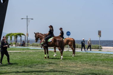 05.01.2022, İzmir, Türkiye, 1 Mayıs yürüyüşü işçi ve işçi gününde düzenlenen büyük mitingle kutlandı
