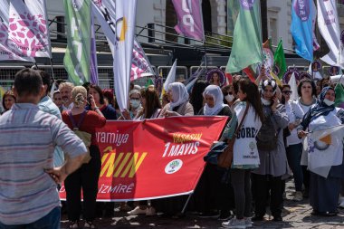 05.01.2022, İzmir, Türkiye, Edip Akbayram konseri 1 Mayıs 'ta İzmir' de düzenlenen mitingde coşkuyla dinlendi..