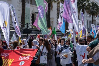 05.01.2022, İzmir, Türkiye, Edip Akbayram konseri 1 Mayıs 'ta İzmir' de düzenlenen mitingde coşkuyla dinlendi..