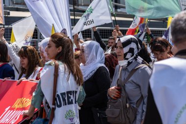 05.01.2022, İzmir, Türkiye, Edip Akbayram konseri 1 Mayıs 'ta İzmir' de düzenlenen mitingde coşkuyla dinlendi..