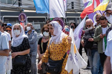 05.01.2022, İzmir, Türkiye, Edip Akbayram konseri 1 Mayıs 'ta İzmir' de düzenlenen mitingde coşkuyla dinlendi..