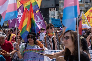 05.01.2022, İzmir, Türkiye, Edip Akbayram konseri 1 Mayıs 'ta İzmir' de düzenlenen mitingde coşkuyla dinlendi..