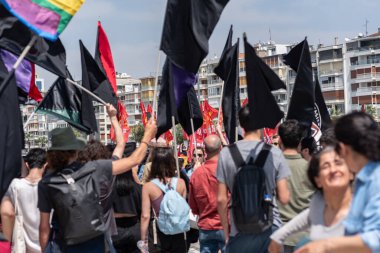 05.01.2022, İzmir, Türkiye, Edip Akbayram konseri 1 Mayıs 'ta İzmir' de düzenlenen mitingde coşkuyla dinlendi..