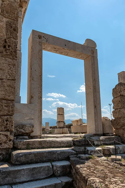Laodikeia Ancient City Fica Província Denizli Está Localizado Norte Cidade — Fotografia de Stock