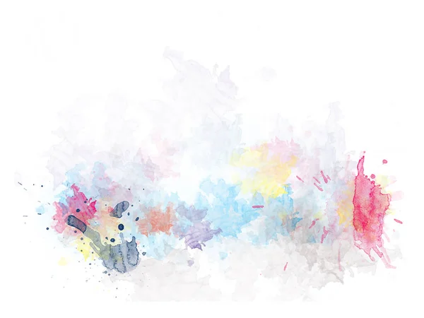 Beautiful Light Abstract Watercolor Colorful Background — Stock Photo, Image