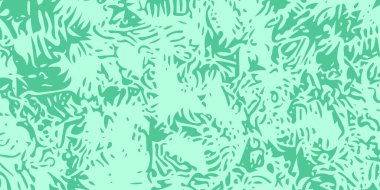 Soyut organik arkaplan, çiçek desenli desen, yeşil kozmetik etiket şablonu, vektör botanik arka plan, düz bitkisel tasarım unsurları olan satış kartı, doğal kozmetik ambalajı, ekoloji afişi.