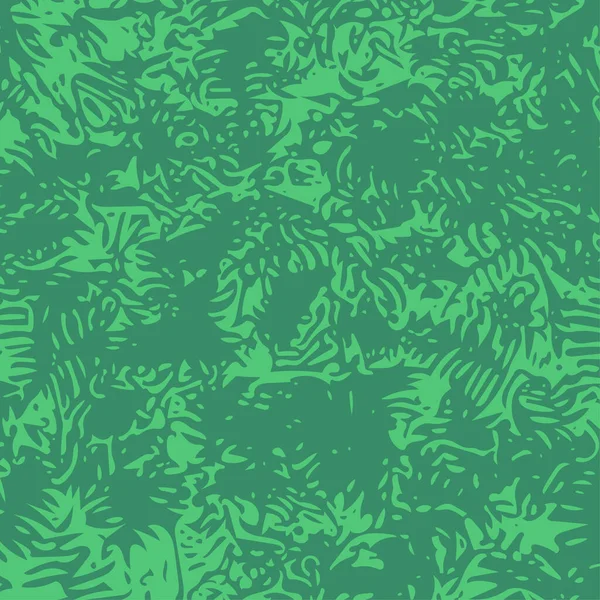 Fondo Orgánico Abstracto Patrón Texturizado Floral Plantilla Etiqueta Cosmética Verde — Vector de stock