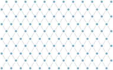 Beyaz arka planda mavi kar taneleri desenli Noel arkaplanı. Xmas duvar kağıdı, yeni yıl minimalist geometrik dekorasyonu bayram afişi, mutlu noel kartpostalı, kutlama fiyatı etiketi.