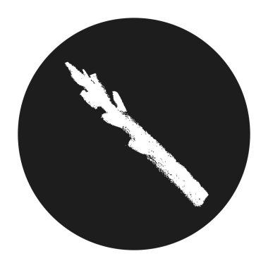 Vektör kuşkonmaz ikonu. Kalem dokusu. Yeşil serçe çim çizimi izole edildi. Vejetaryen restoran logosu, vejetaryen sembolü. Ev yapımı yemek tabelası. Etiket olarak sebze çizimi. Kuşkonmaz resmi..