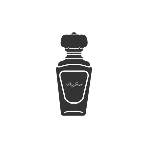 Vintage parfume icon in flat style, vector illustration — Stock Vector