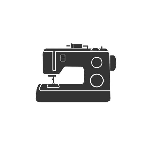 Icono manual de la máquina de coser. Ilustración simple del icono manual de la máquina de coser para el diseño web aislado sobre fondo blanco — Archivo Imágenes Vectoriales