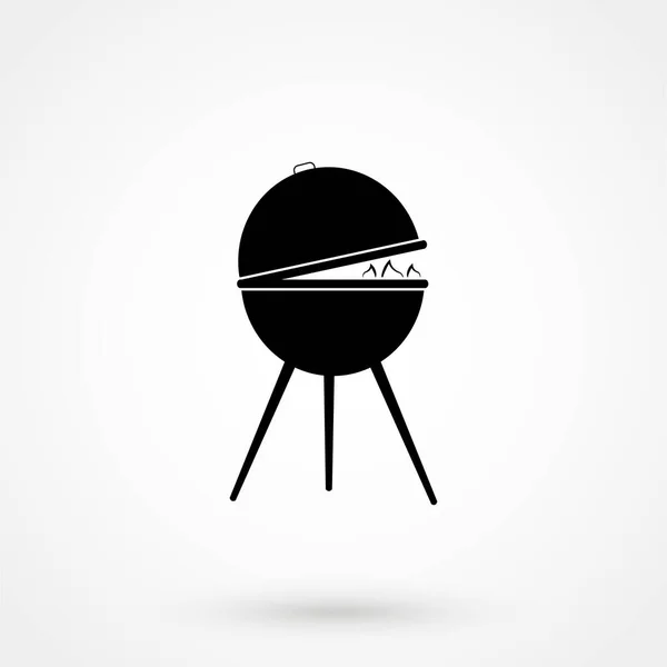 Design Symbolu Grilu Bbq Symbol Ilustrace — Stockový vektor