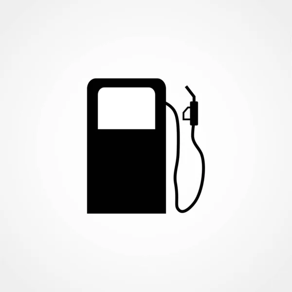 Fuel Icon Flat Design Isolated Background — Stock vektor