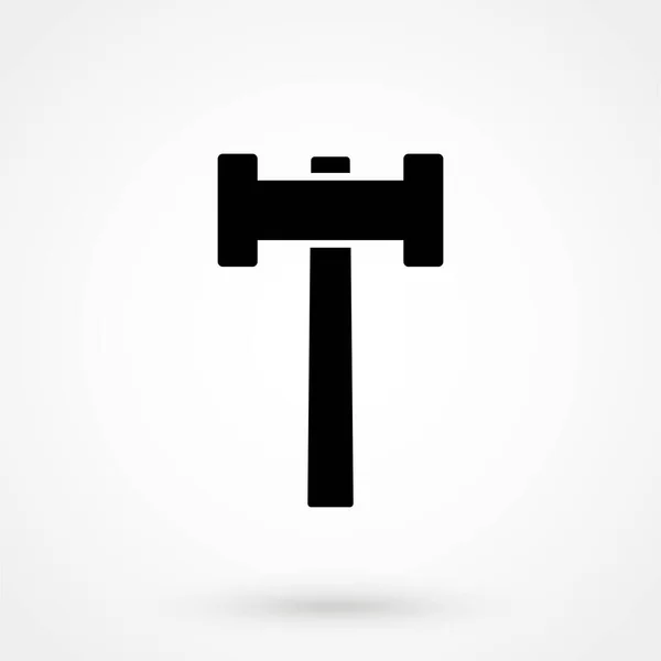Hammer Icon Illustration Isolated Vector Sign Symbol — 图库矢量图片