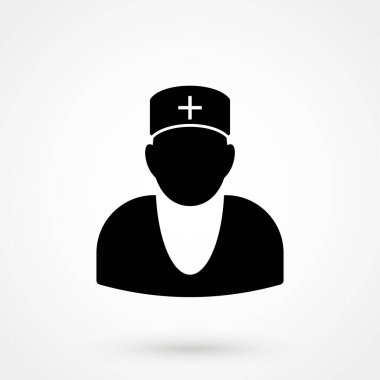 Vektör doktor Icon. Çizim izole vektör işareti sembolü