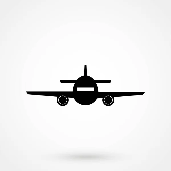 Векторний Літак Білому Тлі Векторні Ілюстрації — стоковий вектор