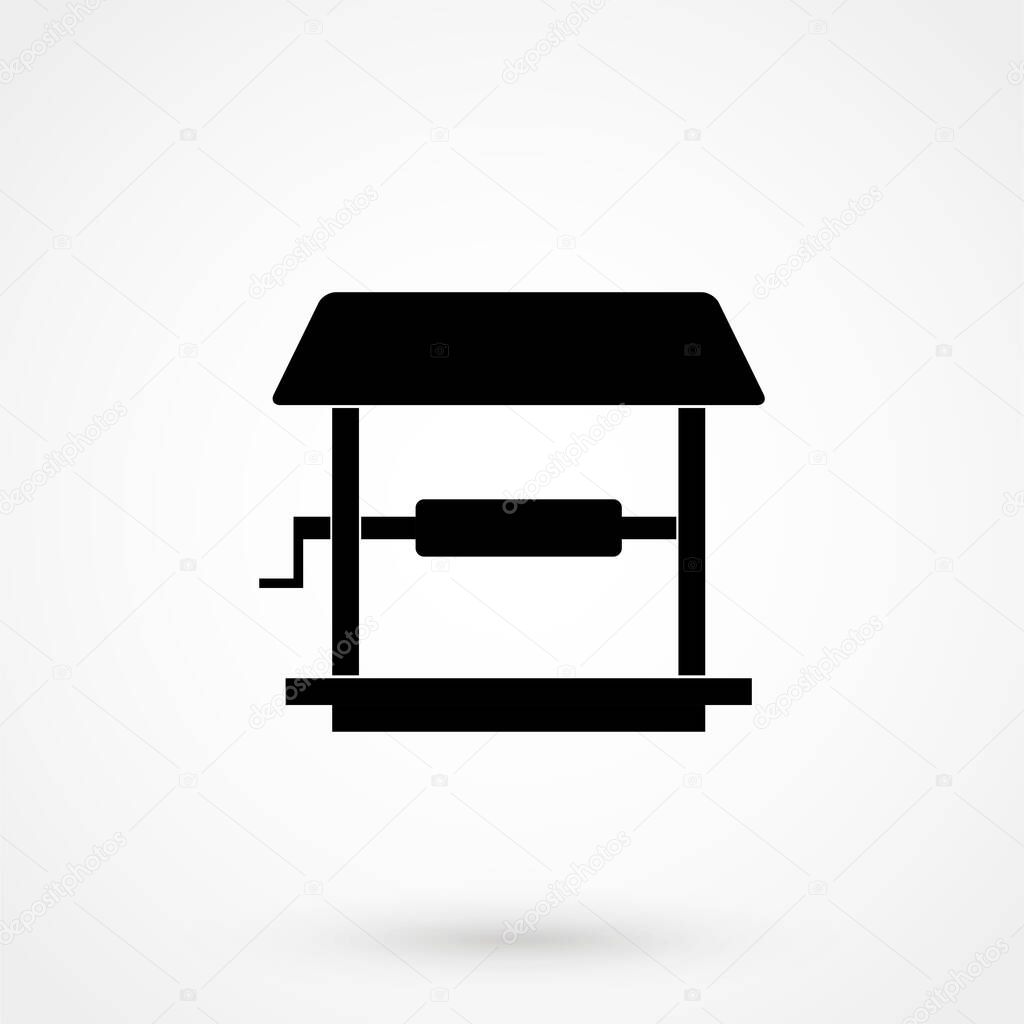 Well icon. Vector concept illustration for design.