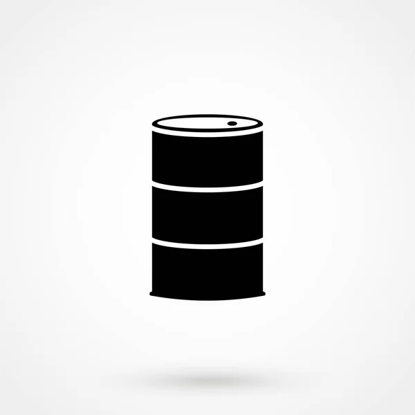 Barrel Oil Icon White Background Vector Illustration — Stock Vector