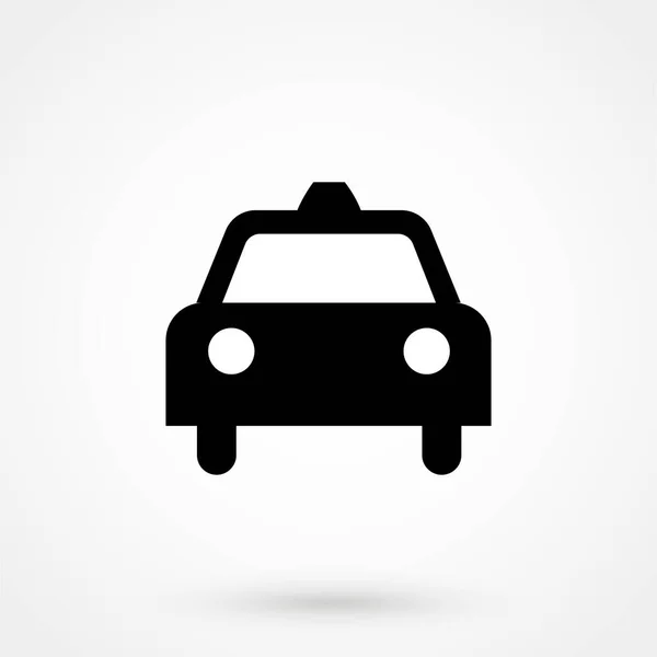 Une Icône Taxi Conception Vectorielle Sur Fond Blanc Illustration Vectorielle — Image vectorielle