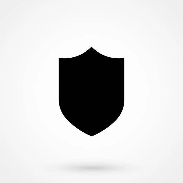 Shield Icon Trendy Platte Stijl Geïsoleerd Grijze Achtergrond Schild Symbool — Stockvector