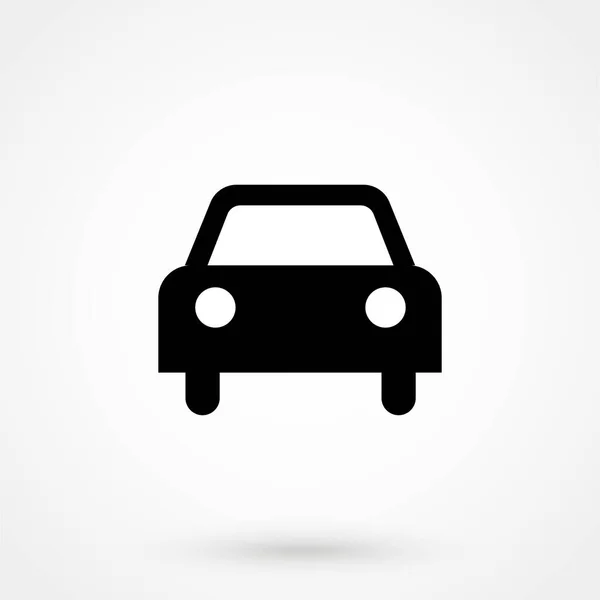 Auto Vektor Symbol Vereinzelte Einfache Front Auto Logo Illustration — Stockvektor