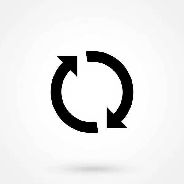 Refresh Reload Isolated Flat Web Mobile Icon — 图库矢量图片