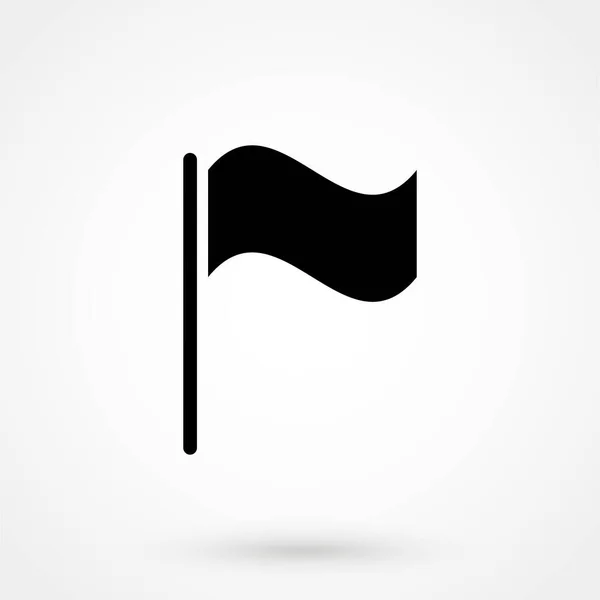 Bandeira Isolada Flat Web Mobile Icon Fundo Branco Ilustração Vetorial —  Vetores de Stock