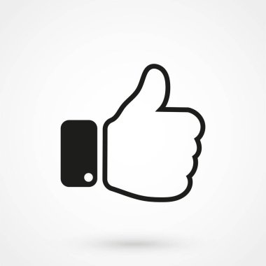 Beyaz arkaplandaki simge gibi. Vektör illüstrasyonu.