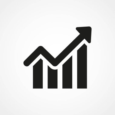 Bilgi, grafik simgesi, vektör illüstrasyonu. Düz tasarım biçimi
