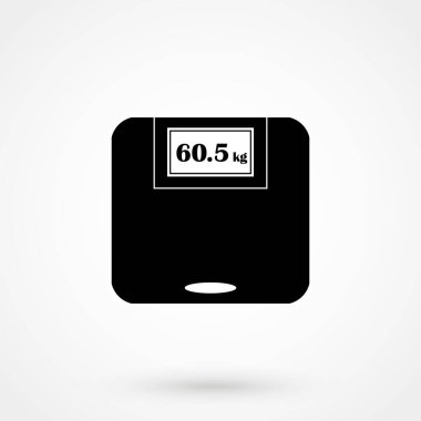 Beyaz arkaplandaki simgeyi ölçeklendirir. Vektör İllüstrasyonu.