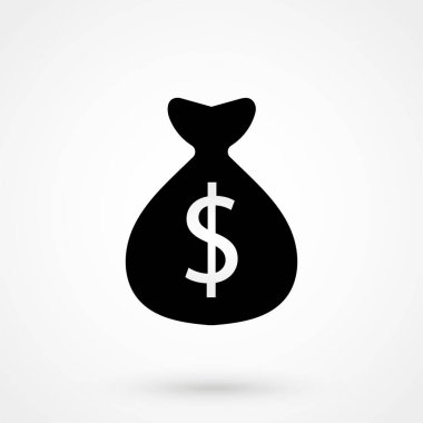 Para çantası ikonu. Web tasarımı, mobil uygulama.