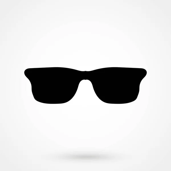 Ícone Óculos Sol Fundo Branco Ilustração Vetorial —  Vetores de Stock