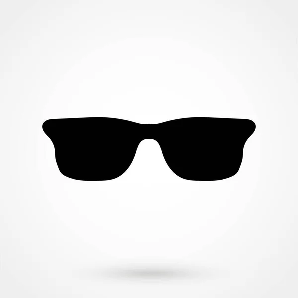 Icono Gafas Sol Sobre Fondo Blanco Ilustración Vectorial — Vector de stock