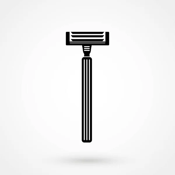 Shaving Razor Icon White Background Vector Illustration — 图库矢量图片