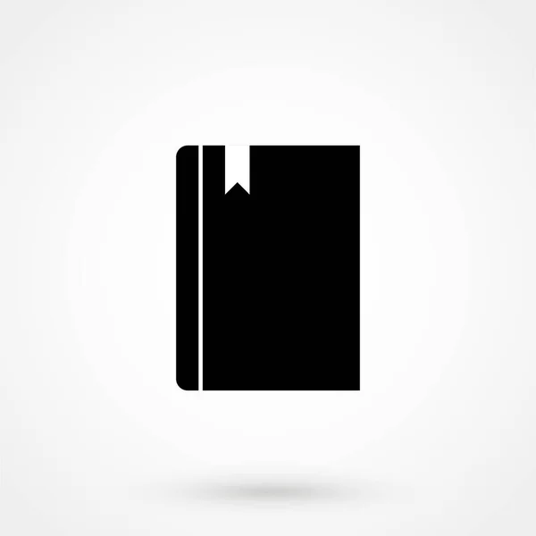 ノートブック アイコン ベクター デザイン 日記とスケッチ ブックのシンボル — ストックベクタ
