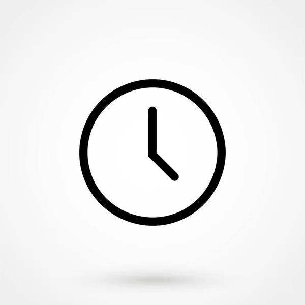 Vektor Time Icon Web Design Mobile App — Stockvektor