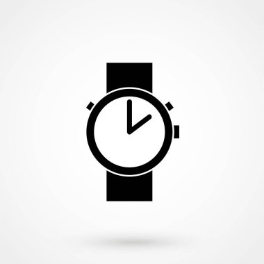 Saat simgesi. Web tasarımı, mobil uygulama.