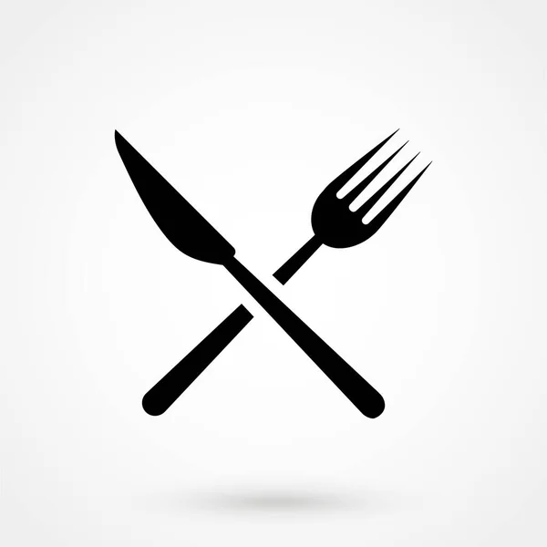 Restaurant Icon Web Design Mobile App — Vetor de Stock