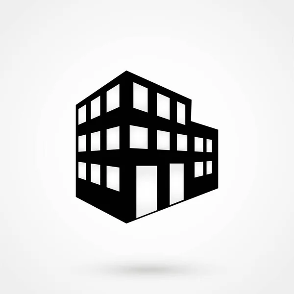 Gebäude Icons Vektor Web Design Mobile App — Stockvektor