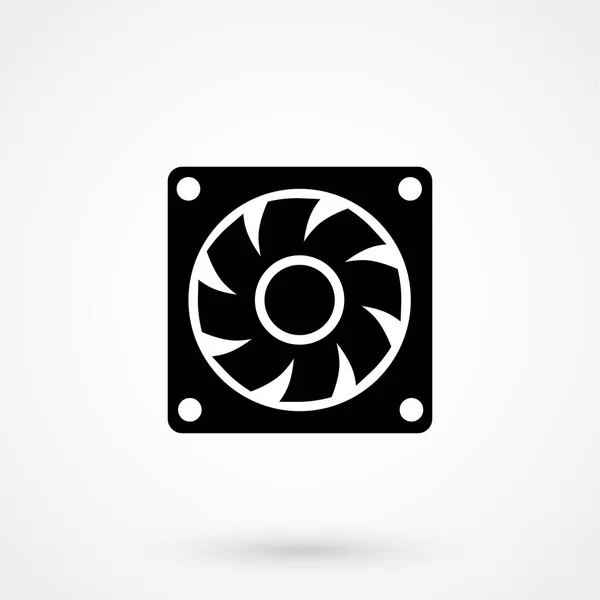 Exhaust Fan Icon Ventilator Symbol — Stock Vector