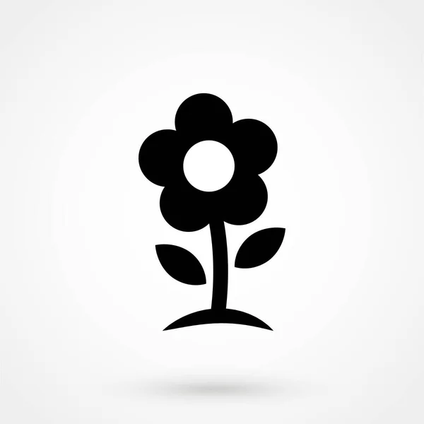 Icône Fleur Vectorielle Web Design Application Mobile — Image vectorielle