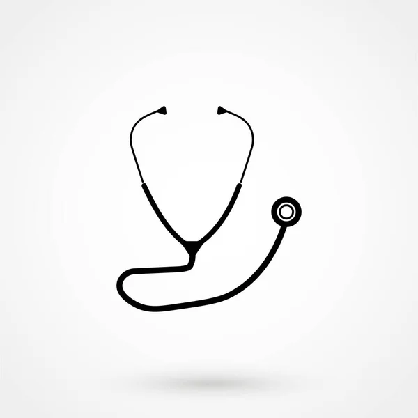 Stethoscope Icon Isolated Background — Vettoriale Stock