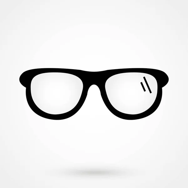 Icono Gafas Vector Ilustración Sobre Fondo Blanco — Archivo Imágenes Vectoriales