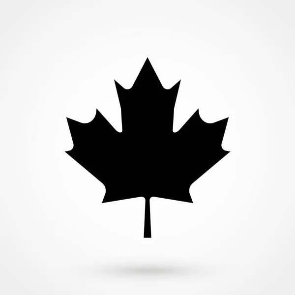 Maple Leaf Vector Icon — Stock Vector