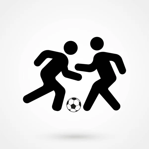 Soccer Playing Icon Vector — Stock vektor