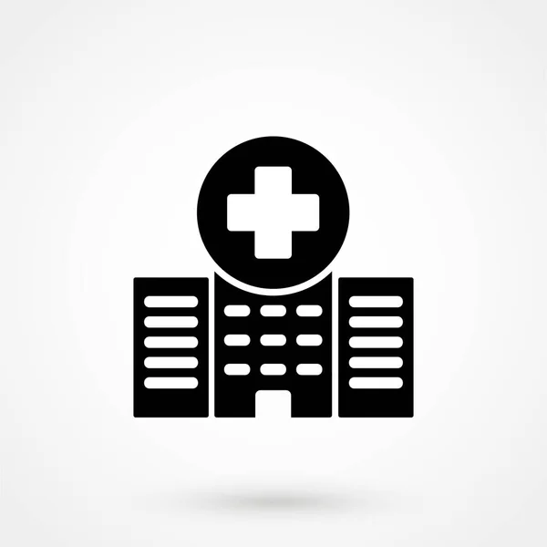 Hospital Icon Web Design Mobile App — Stock vektor